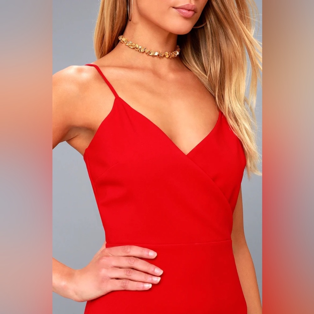 Red bodycon Lulus dress NEVER WORN - M - Picture 7 of 7